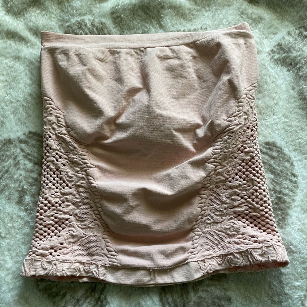 Light Pink Lace Tube Top (w/liner)